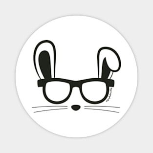 Bunny Ears Glasses © GraphicLoveShop Magnet